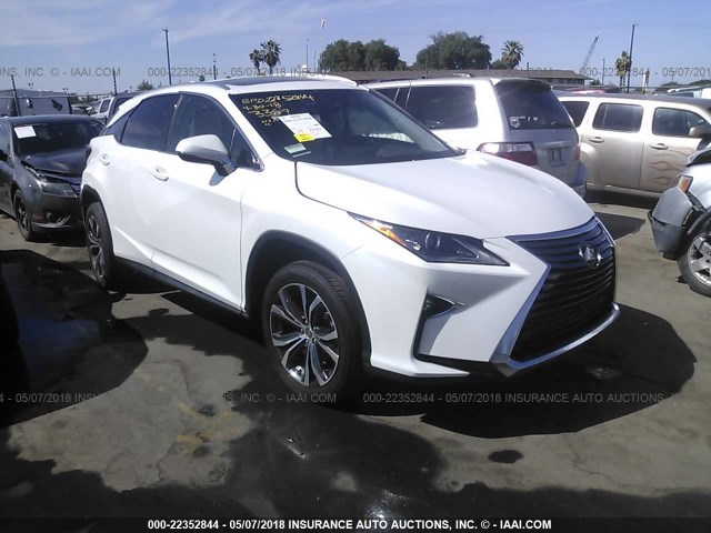 2T2ZZMCA1HC063369 - 2017 LEXUS RX 350/BASE/F SPORT WHITE photo 1