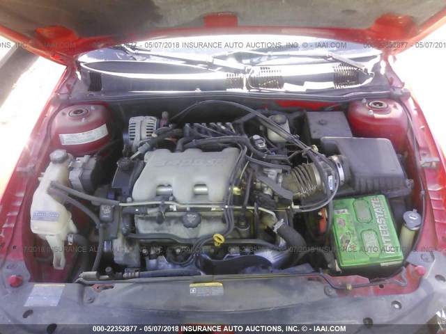 1G2NF52E84M592941 - 2004 PONTIAC GRAND AM SE1 RED photo 10