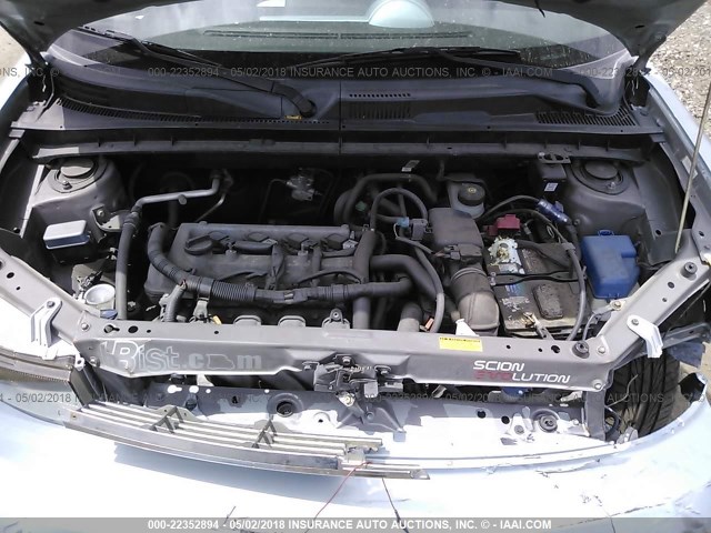 JTLKT324640149878 - 2004 TOYOTA SCION XB ღია ლურჯი ფოტო 10