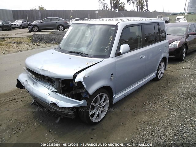 JTLKT324640149878 - 2004 TOYOTA SCION XB ღია ლურჯი ფოტო 2