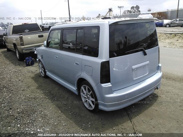 JTLKT324640149878 - 2004 TOYOTA SCION XB ღია ლურჯი ფოტო 3