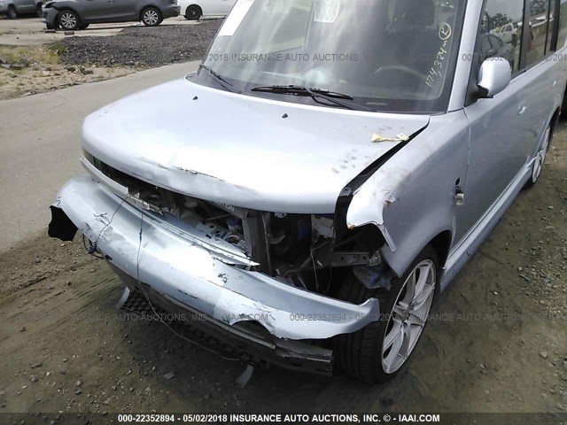 JTLKT324640149878 - 2004 TOYOTA SCION XB ღია ლურჯი ფოტო 6