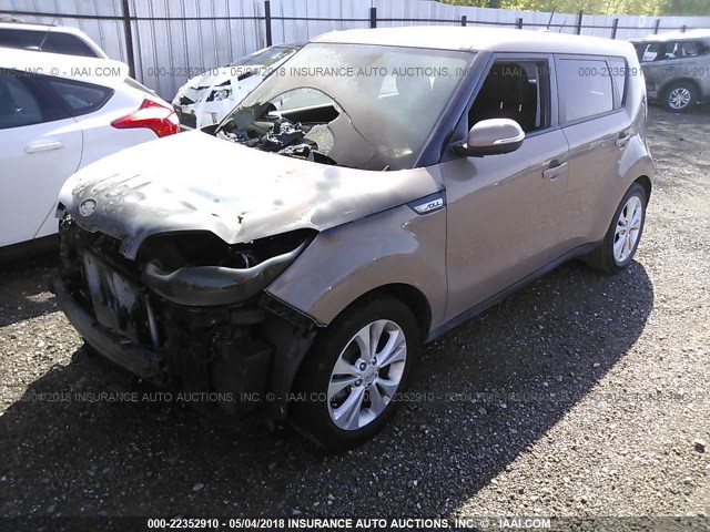 KNDJP3A58E7066175 - 2014 KIA SOUL + GREEN photo 2