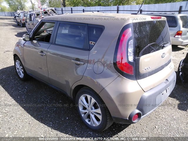 KNDJP3A58E7066175 - 2014 KIA SOUL + GREEN photo 3