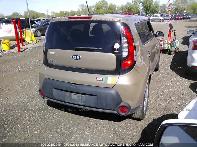 KNDJP3A58E7066175 - 2014 KIA SOUL + GREEN photo 4