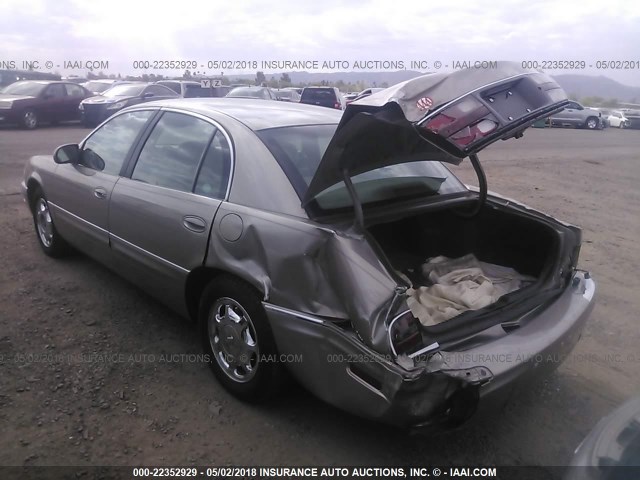 1G4CW52K9Y4127000 - 2000 BUICK PARK AVENUE  GRAY photo 3