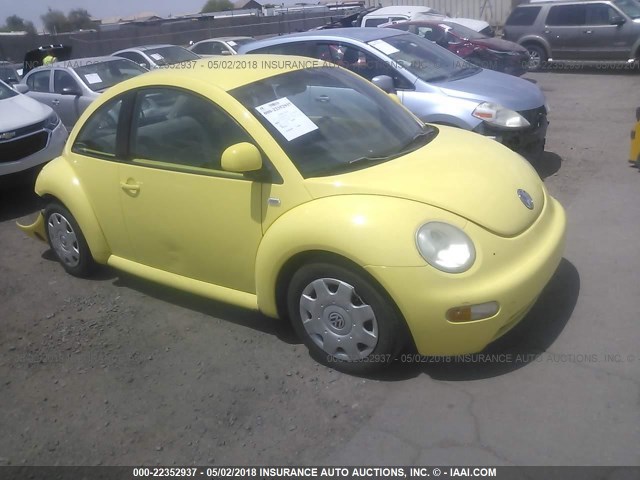 3VWBA21C1XM434961 - 1999 VOLKSWAGEN NEW BEETLE GL 黄色 照片 1