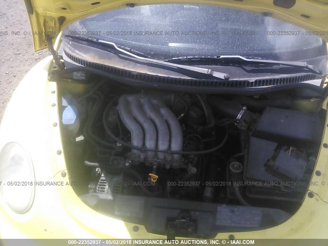 3VWBA21C1XM434961 - 1999 VOLKSWAGEN NEW BEETLE GL 黄色 照片 10