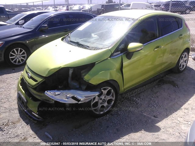 3FADP4FJ3BM217312 - 2011 FORD FIESTA SES GREEN photo 2