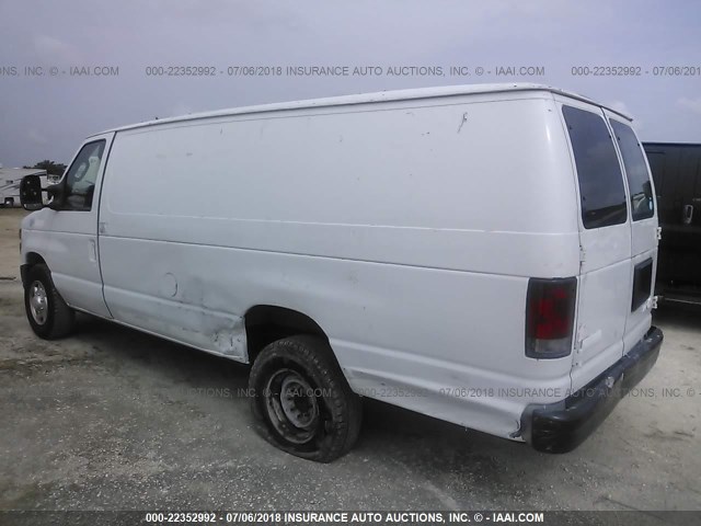 1FTSS3EL2BDB29909 - 2011 FORD ECONOLINE E350 SUPER DUTY VAN WHITE photo 3