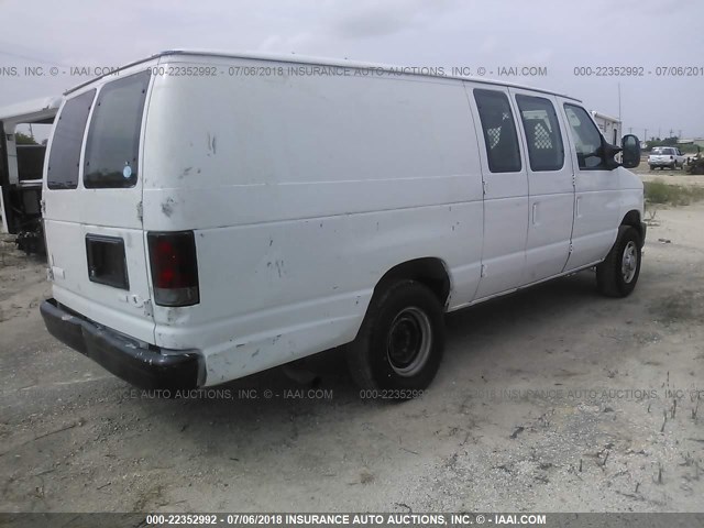 1FTSS3EL2BDB29909 - 2011 FORD ECONOLINE E350 SUPER DUTY VAN WHITE photo 4