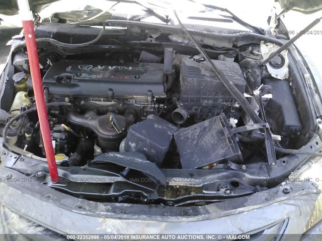 4T4BE46K69R118443 - 2009 TOYOTA CAMRY SE/LE/XLE GRAY photo 10