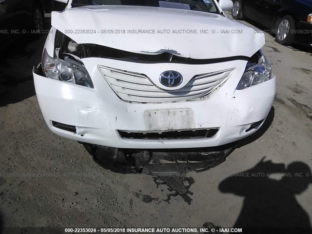 4T1BE46K87U658464 - 2007 TOYOTA CAMRY NEW GENERAT CE/LE/XLE/SE WHITE photo 6