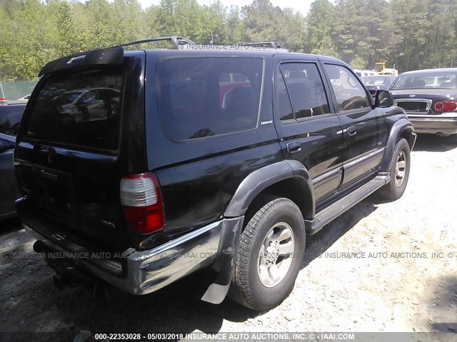 JT3GN87R0V0023521 - 1997 TOYOTA 4RUNNER LIMITED BLACK photo 4