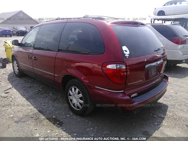 2C8GP54L25R119336 - 2005 CHRYSLER TOWN & COUNTRY TOURING RED photo 3