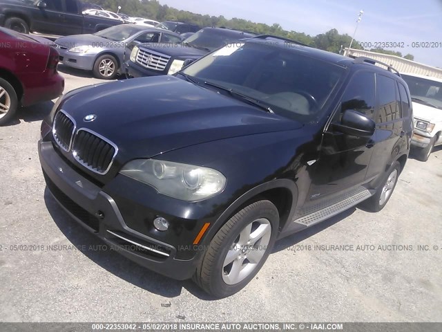 5UXFE43538L009357 - 2008 BMW X5 3.0I BLACK photo 2