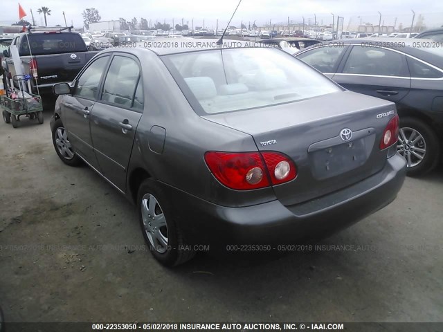 1NXBR32E47Z854657 - 2007 TOYOTA COROLLA CE/LE/S GRAY photo 3