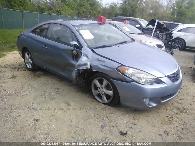 4T1CA30P24U021984 - 2004 TOYOTA CAMRY SOLARA SE/SLE 浅蓝色 照片 1