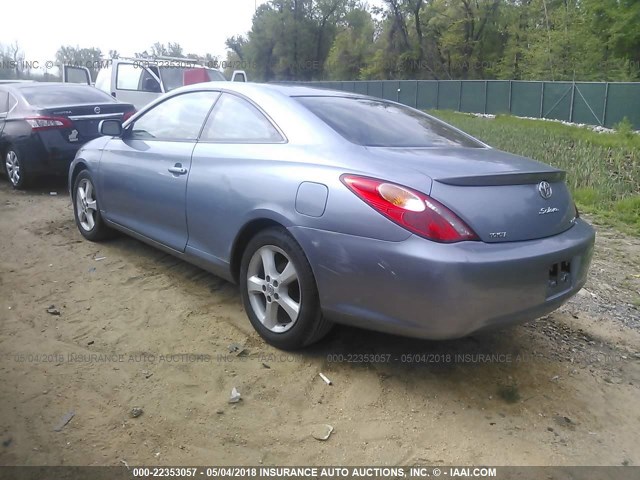 4T1CA30P24U021984 - 2004 TOYOTA CAMRY SOLARA SE/SLE 浅蓝色 照片 3
