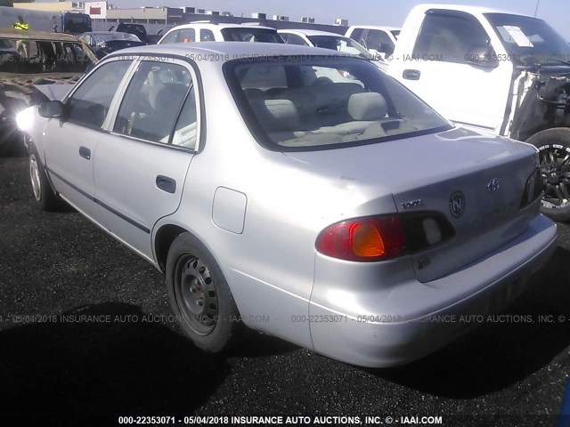 2T1BR12E7YC304960 - 2000 TOYOTA COROLLA VE/CE/LE GRAY photo 3