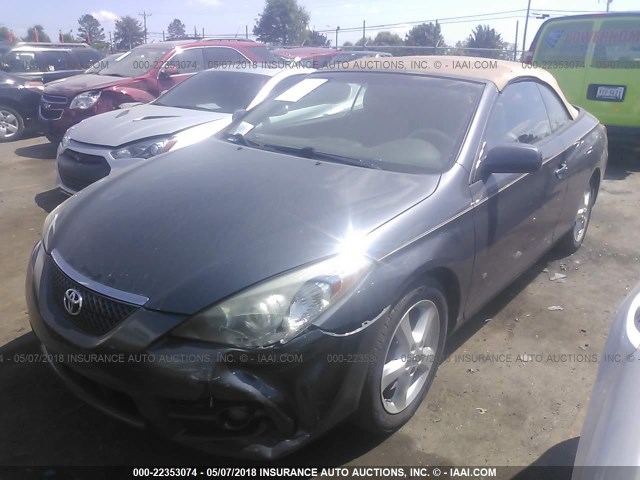 4T1FA38P88U137889 - 2008 TOYOTA CAMRY SOLARA SE/SLE/SPORT GRAY photo 2