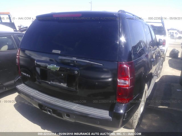 1GNFC13077R123343 - 2007 CHEVROLET TAHOE C1500 BLACK photo 4