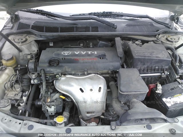 4T1BE46K57U686447 - 2007 TOYOTA CAMRY NEW GENERAT CE/LE/XLE/SE SILVER photo 10