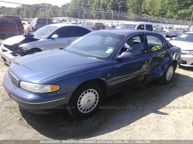 2G4WY52M7V1410382 - 1997 BUICK CENTURY LIMITED BLUE photo 2