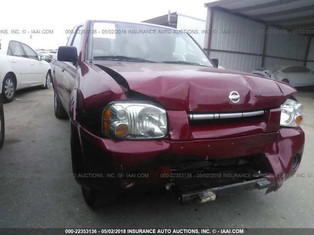 1N6DD26T53C403782 - 2003 NISSAN FRONTIER KING CAB XE MAROON photo 1