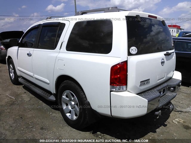 5N1AA08A84N732024 - 2004 NISSAN ARMADA SE/LE WHITE photo 3