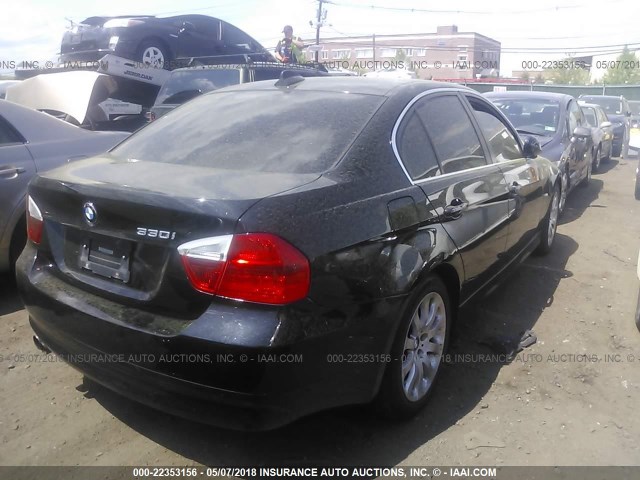 WBAVB33576KR78370 - 2006 BMW 330 I BLACK photo 4