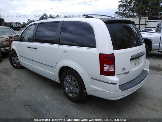 2A8HR64X98R840808 - 2008 CHRYSLER TOWN & COUNTRY LIMITED WHITE photo 3