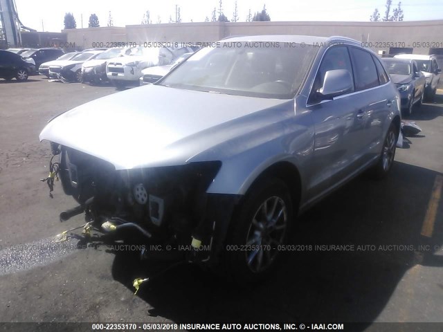 WA1LFAFP5BA053709 - 2011 AUDI Q5 PREMIUM PLUS SILVER photo 2