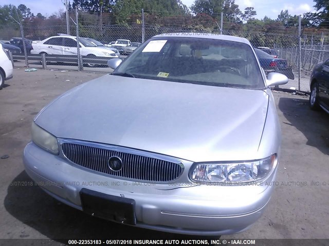 2G4WS52J111156010 - 2001 BUICK CENTURY CUSTOM GRAY photo 6