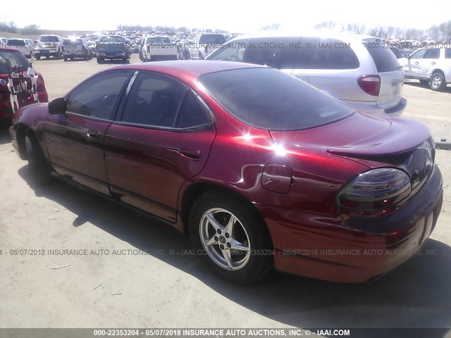 1G2WP52K92F148475 - 2002 PONTIAC GRAND PRIX GT MAROON photo 3