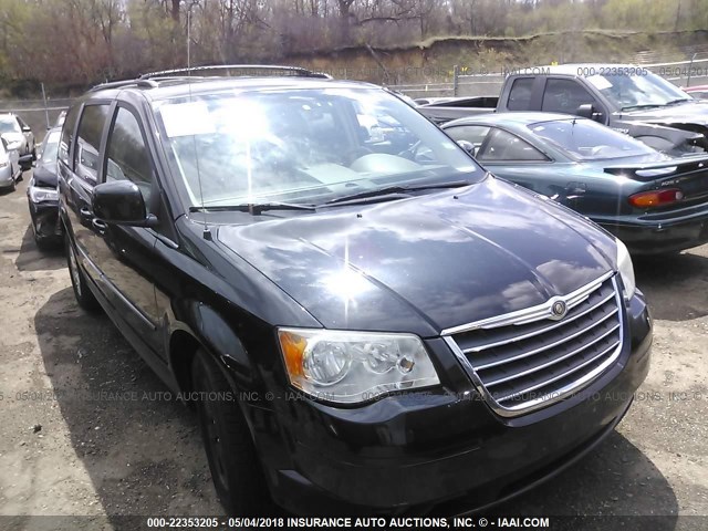 2A8HR54P68R151450 - 2008 CHRYSLER TOWN & COUNTRY TOURING BLACK photo 1