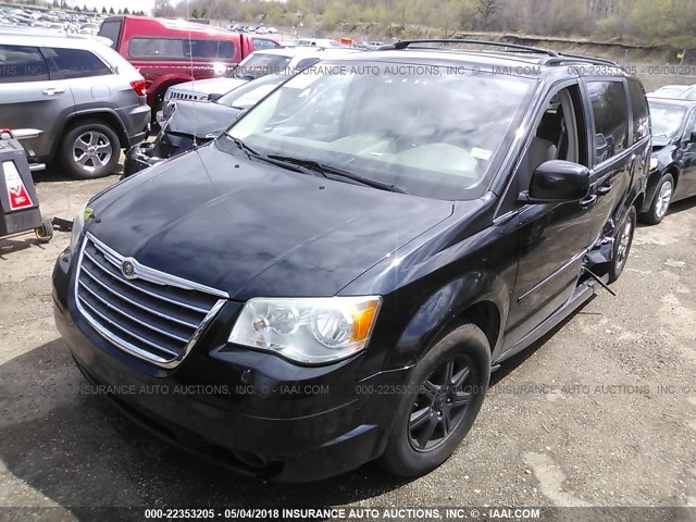 2A8HR54P68R151450 - 2008 CHRYSLER TOWN & COUNTRY TOURING BLACK photo 2