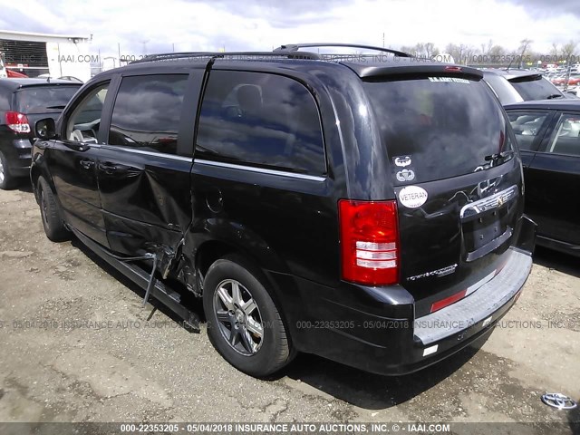 2A8HR54P68R151450 - 2008 CHRYSLER TOWN & COUNTRY TOURING BLACK photo 3