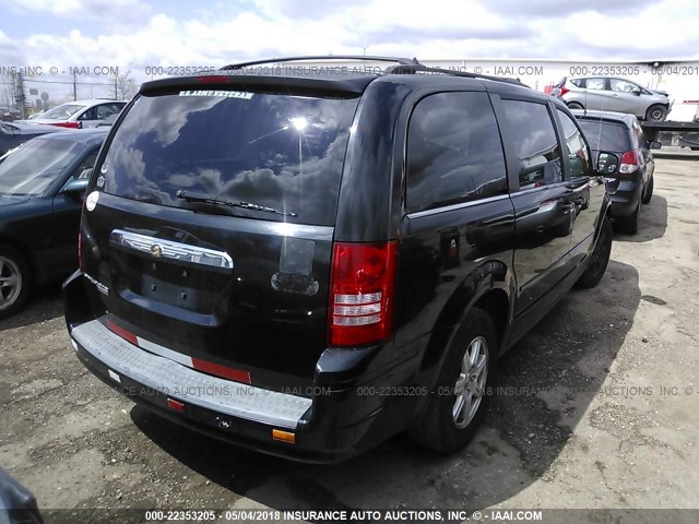 2A8HR54P68R151450 - 2008 CHRYSLER TOWN & COUNTRY TOURING BLACK photo 4