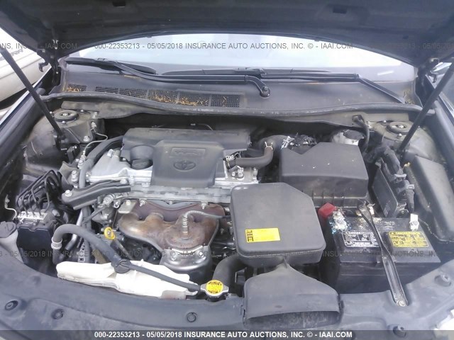 4T1BF1FK2CU111793 - 2012 TOYOTA CAMRY SE/LE/XLE Қара фото 10