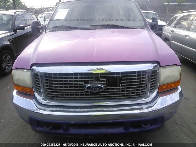 1FMNU42L0YEA55275 - 2000 FORD EXCURSION LIMITED PINK photo 6