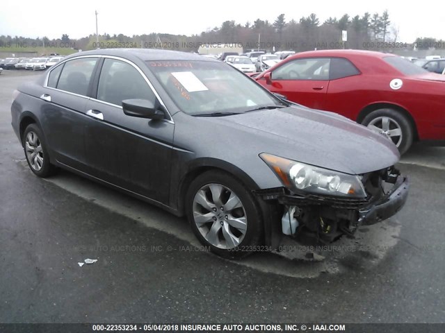 1HGCP36899A017072 - 2009 HONDA ACCORD EXL GRAY photo 1