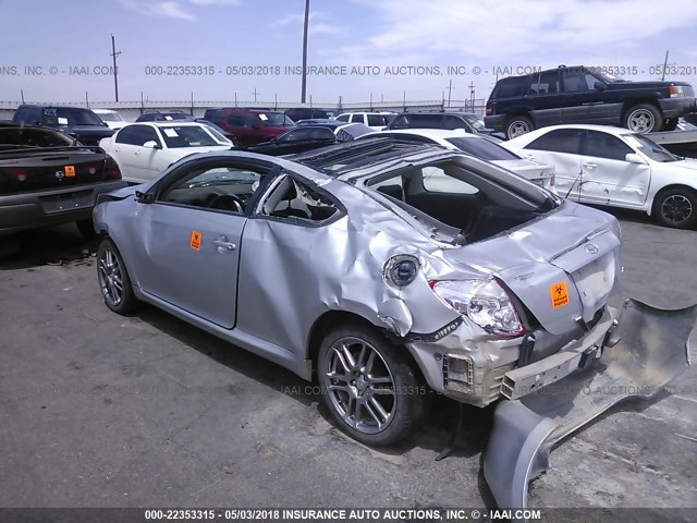 JTKDE177X60099097 - 2006 TOYOTA SCION TC 银色 照片 3