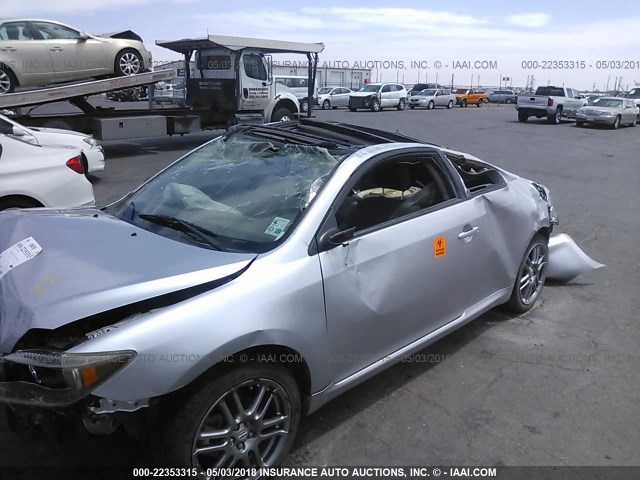 JTKDE177X60099097 - 2006 TOYOTA SCION TC 银色 照片 6