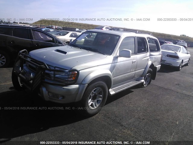 JT3HN86R4Y0261043 - 2000 TOYOTA 4RUNNER SR5 SILVER photo 2