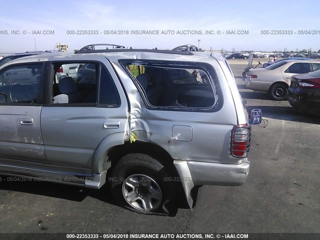 JT3HN86R4Y0261043 - 2000 TOYOTA 4RUNNER SR5 SILVER photo 6