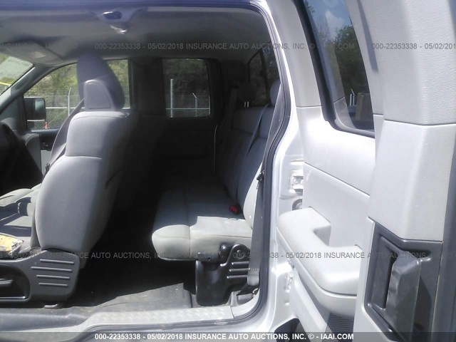 1FTRX14W16FB52592 - 2006 FORD F150 SILVER photo 8