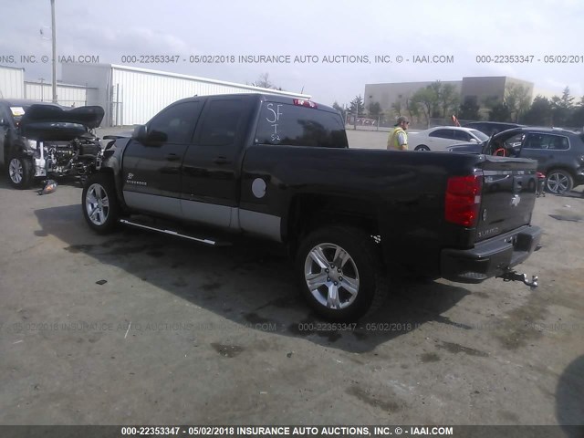 1GCRCPEC1GZ408958 - 2016 CHEVROLET SILVERADO C1500 CUSTOM BLACK photo 3