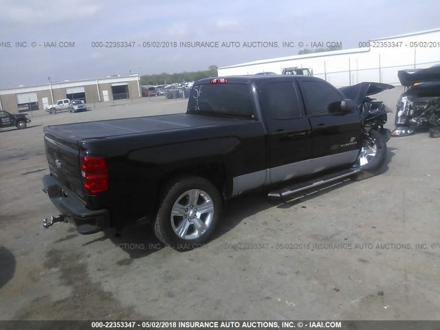 1GCRCPEC1GZ408958 - 2016 CHEVROLET SILVERADO C1500 CUSTOM BLACK photo 4