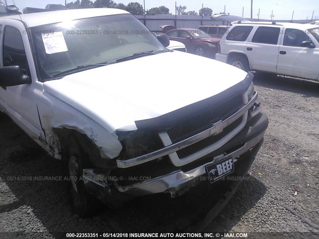 1GCEK19T53E270481 - 2003 CHEVROLET SILVERADO K1500 WHITE photo 6